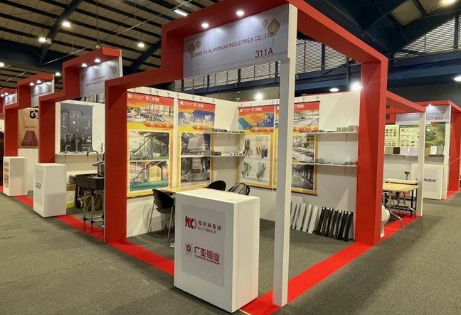 Jenama Menjadi Global | Aluminium Guangya Bersinar di Pameran Bahan Binaan Antarabangsa Bogota di Colombia